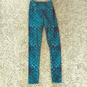 Mermaid yoga pants